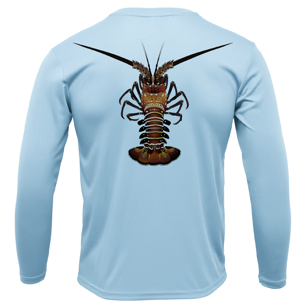 Saltwater Born Shirts & Tops Key West, FL Realistic Lobster Long Sleeve UPF 50+ Dry-Fit Shirt