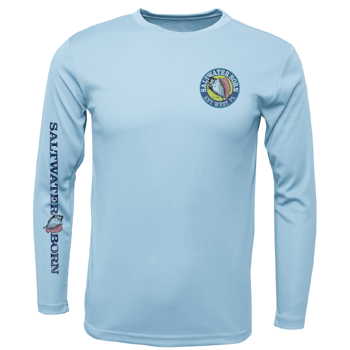 Saltwater Born Shirts & Tops Key West, FL Realistic Lobster Long Sleeve UPF 50+ Dry-Fit Shirt