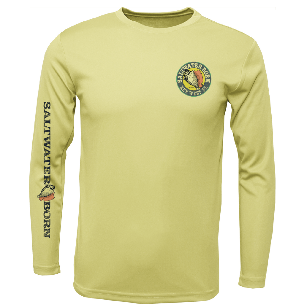 Saltwater Born Shirts & Tops Key West, FL Realistic Lobster Long Sleeve UPF 50+ Dry-Fit Shirt