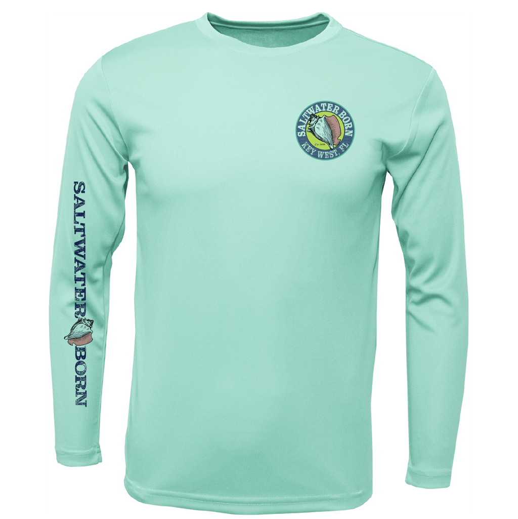 Saltwater Born Shirts & Tops Key West, FL Realistic Lobster Long Sleeve UPF 50+ Dry-Fit Shirt