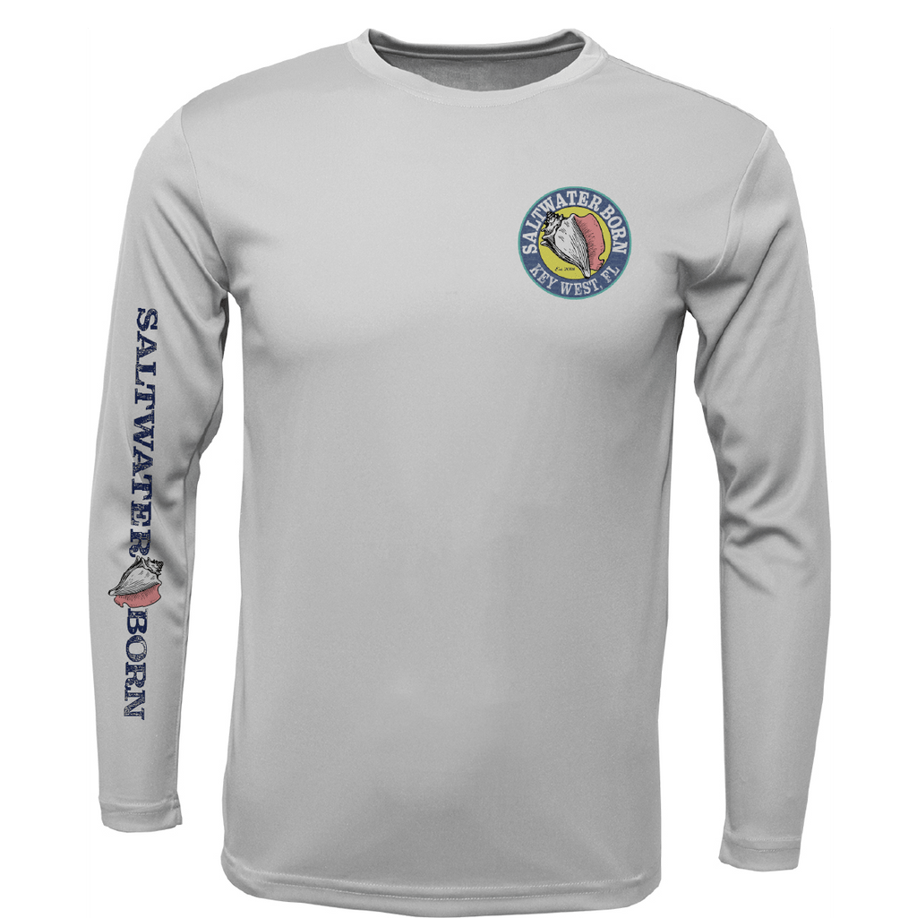 Saltwater Born Shirts & Tops Key West, FL Realistic Lobster Long Sleeve UPF 50+ Dry-Fit Shirt