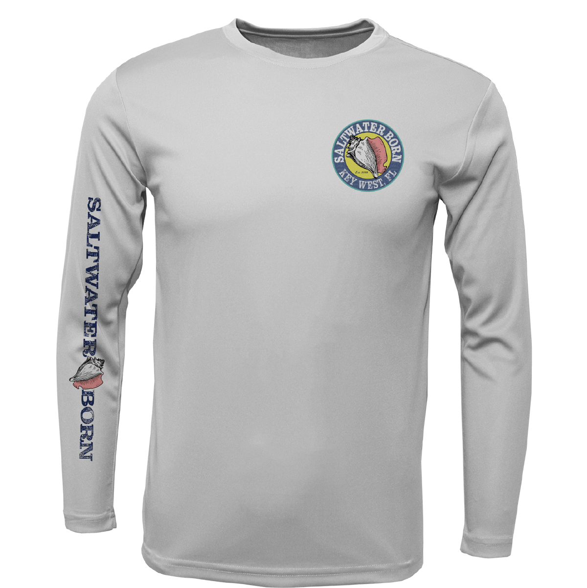 Saltwater Born Shirts & Tops Key West, FL Realistic Lobster Long Sleeve UPF 50+ Dry-Fit Shirt