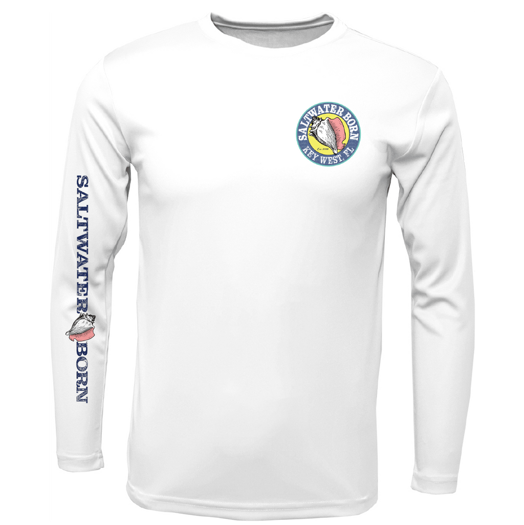 Saltwater Born Shirts & Tops Key West, FL Realistic Lobster Long Sleeve UPF 50+ Dry-Fit Shirt