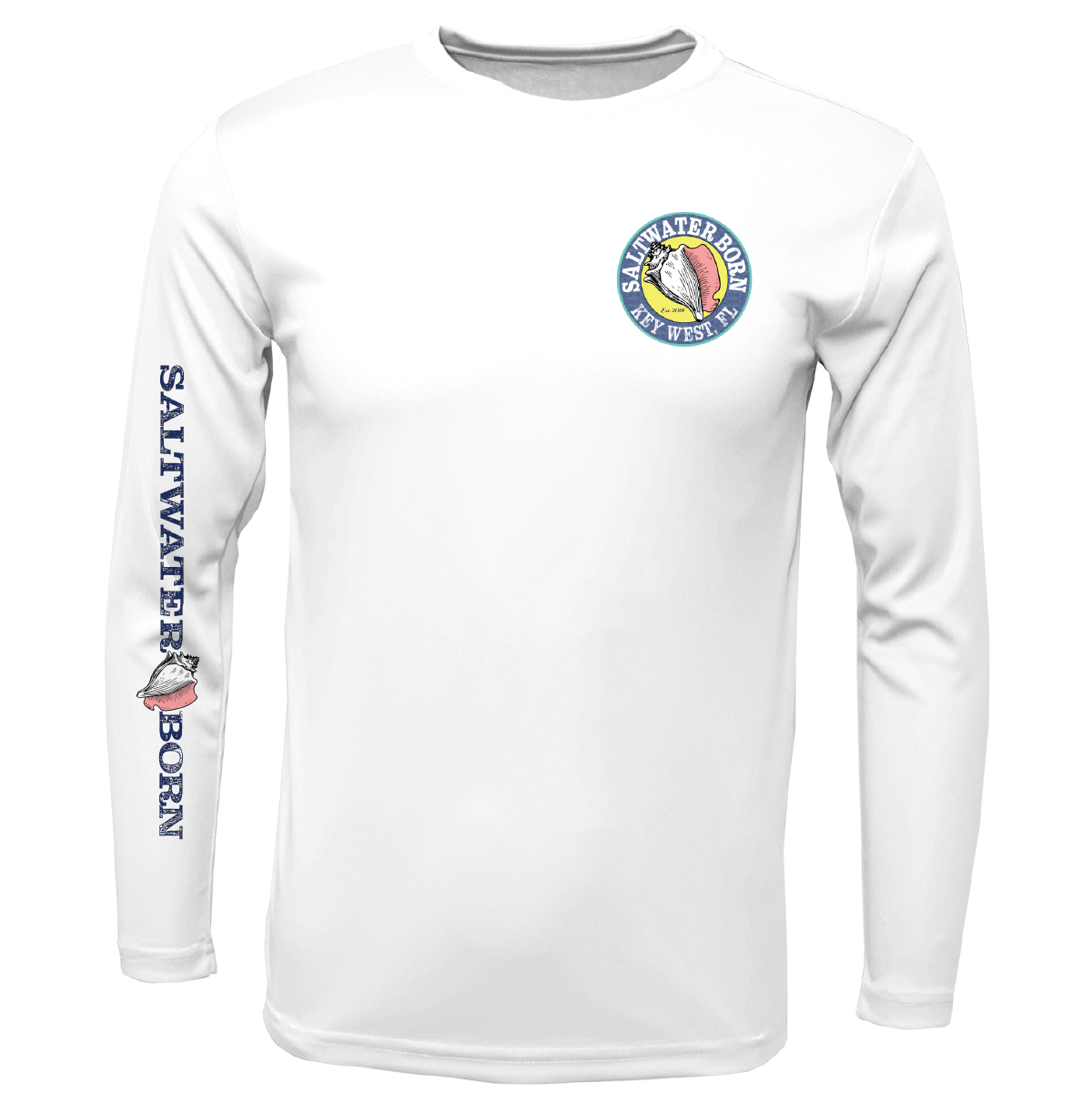 Saltwater Born Shirts & Tops Key West, FL Realistic Lobster Long Sleeve UPF 50+ Dry-Fit Shirt