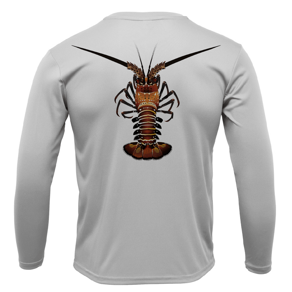 Saltwater Born Shirts & Tops Key West, FL Realistic Lobster Long Sleeve UPF 50+ Dry-Fit Shirt