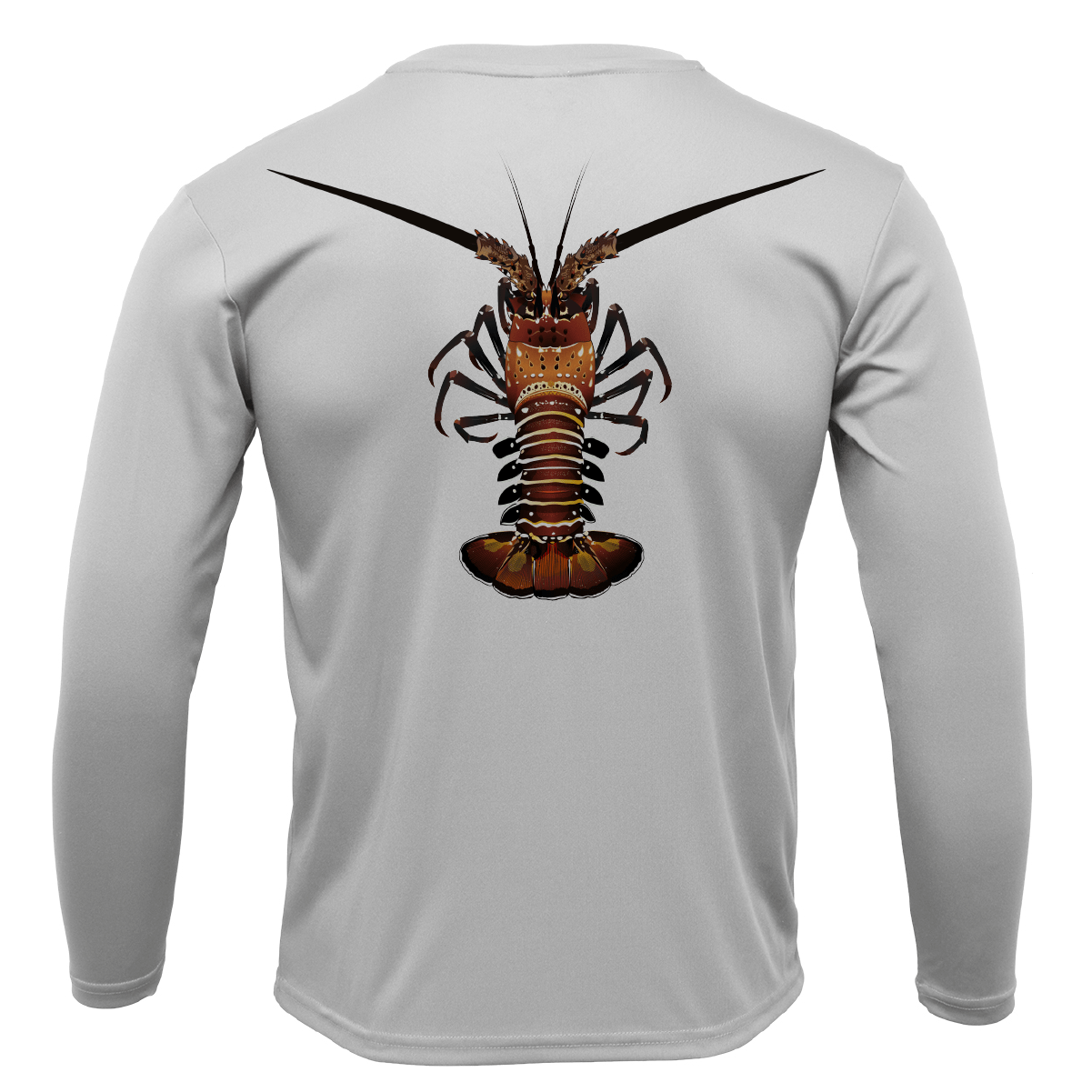 Saltwater Born Shirts & Tops Key West, FL Realistic Lobster Long Sleeve UPF 50+ Dry-Fit Shirt
