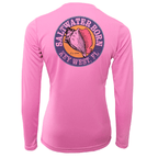 Saltwater Born Shirts & Tops Key West Horseshoe Crab Women's Long Sleeve UPF 50+ Dry-Fit Shirt