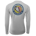 Saltwater Born Shirts & Tops Key West Horseshoe Crab Women's Long Sleeve UPF 50+ Dry-Fit Shirt