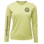 Saltwater Born Shirts & Tops Key West "The Beach Gives me Porpoise" Women's Long Sleeve UPF 50+ Dry-Fit Shirt