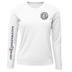 Saltwater Born Shirts & Tops Key West "The Beach Gives me Porpoise" Women's Long Sleeve UPF 50+ Dry-Fit Shirt