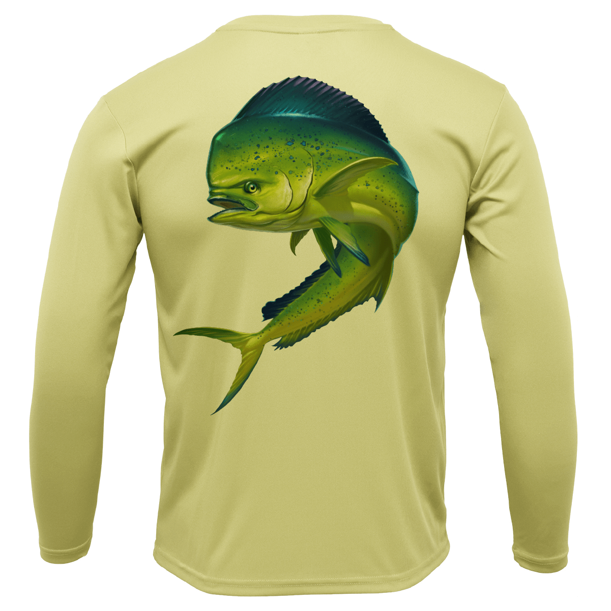 Saltwater Born Shirts & Tops S / CANARY Key West, FL Action Mahi Long Sleeve UPF 50+ Dry-Fit Shirt
