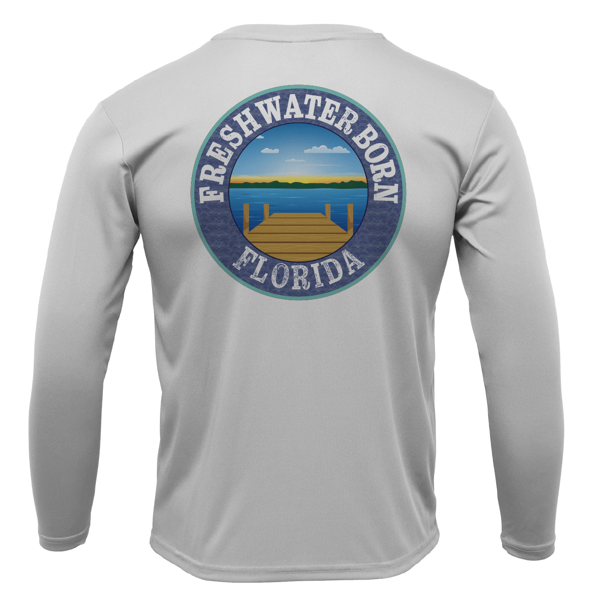 Saltwater Born Shirts UCF Black and Gold Freshwater Born Girl's Long Sleeve UPF 50+ Dry-Fit Shirt