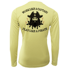 Saltwater Born Shirts XS / CANARY North Carolina Blackbeard Women's Long Sleeve UPF 50+ Dry-Fit Shirt