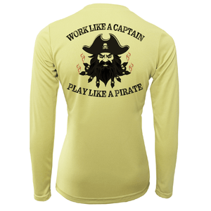 Saltwater Born Shirts XS / CANARY North Carolina Blackbeard Women's Long Sleeve UPF 50+ Dry-Fit Shirt