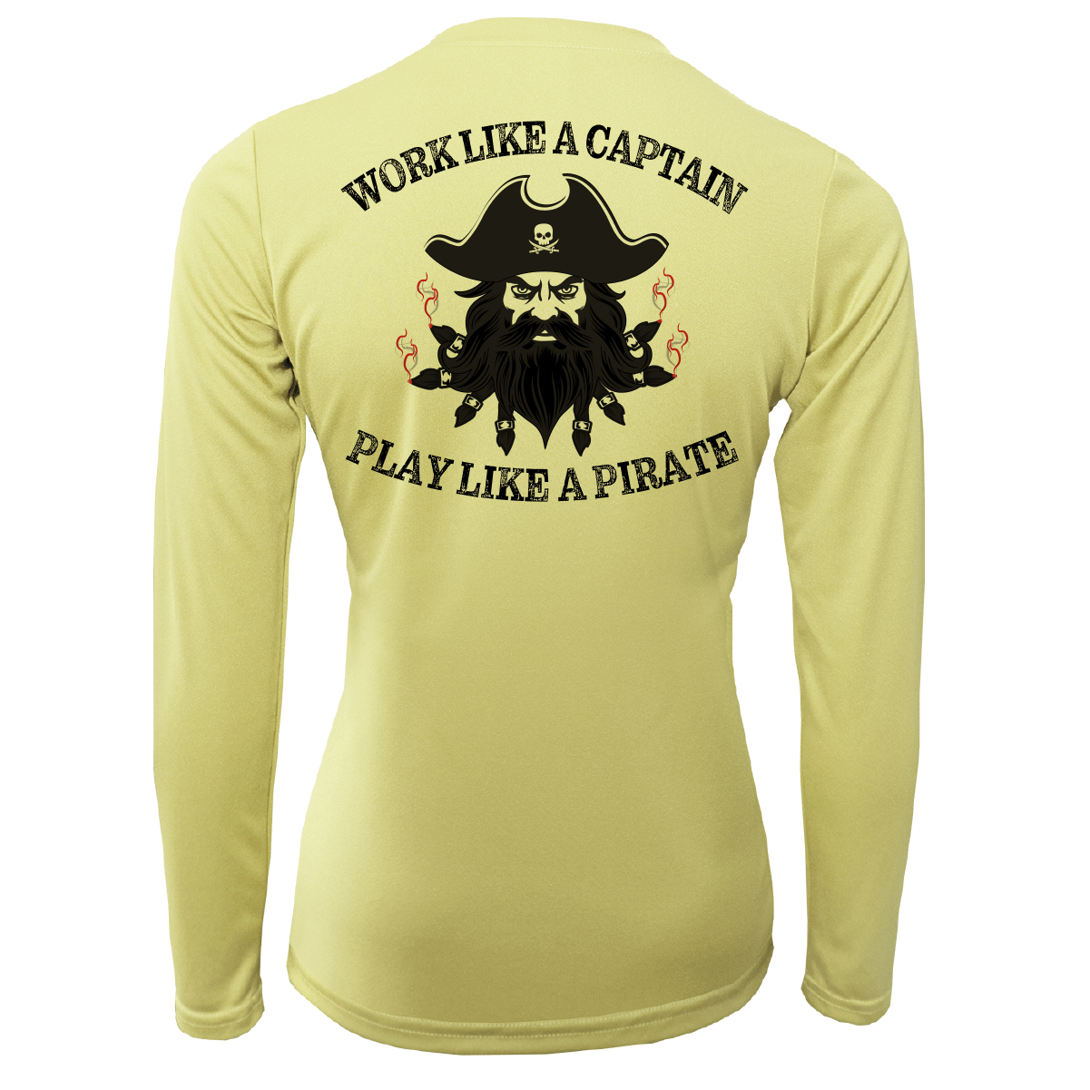 Saltwater Born Shirts XS / CANARY Saltwater Born Blackbeard Women's Long Sleeve UPF50+ Dry-Fit Shirt