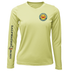 Saltwater Born Shirts XS / CANARY Siesta Key Steamed Crab Women's Long Sleeve UPF 50+ Dry-Fit Shirt