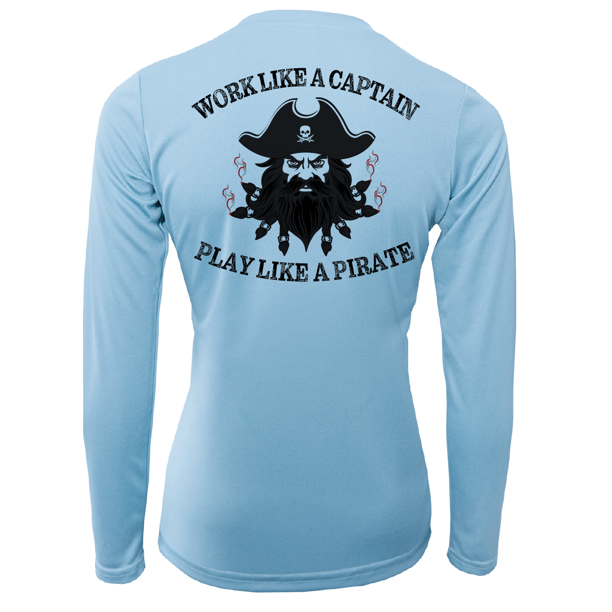 Saltwater Born Shirts XS / ICE BLUE Tampa Bay Blackbeard Women's Long Sleeve UPF 50+ Dry-Fit Shirt