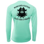 Saltwater Born Shirts XS / SEAFOAM Tampa Bay Blackbeard Women's Long Sleeve UPF 50+ Dry-Fit Shirt