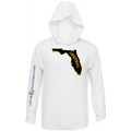 SALTWATER BORN Shirts XS / WHITE UCF Black and Gold Long Sleeve UPF 50+ Dry-Fit Hoodie