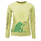 SALTWATER BORN Shirts XXS / CANARY Mermaid Wrap Long Sleeve UPF 50+ Dry-Fit Shirt