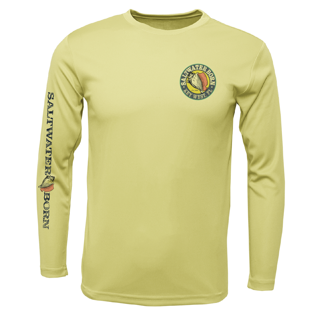 Saltwater Born Shirts Yellowtail Long Sleeve UPF 50+ Dry-Fit Shirt