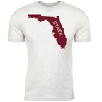 Saltwater Born Soft Tees Key West, FL Garnet and Gold Soft Tee