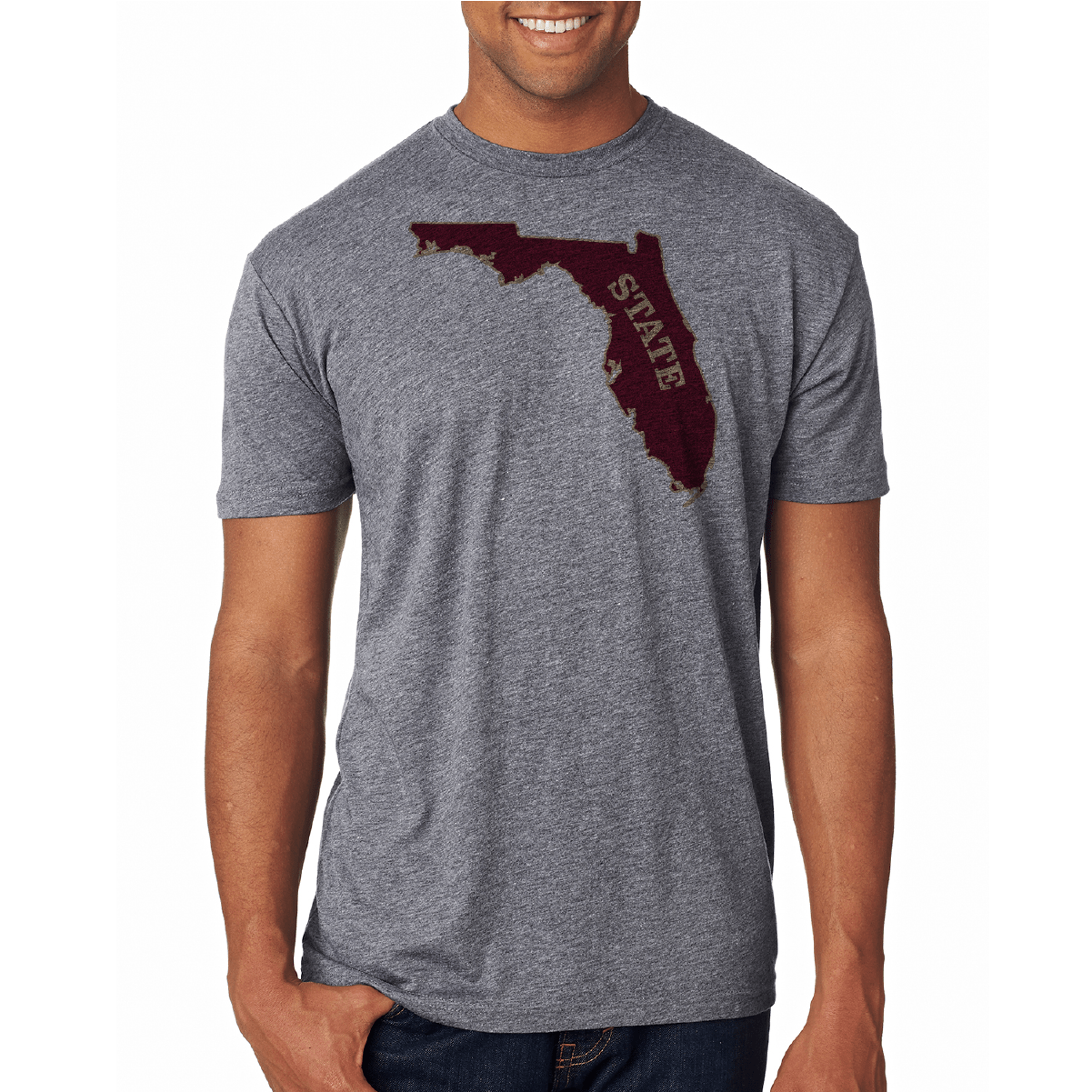Saltwater Born Soft Tees Key West, FL Garnet and Gold Soft Tee