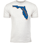 Saltwater Born Soft Tees Key West, FL Orange and Blue Soft Tee