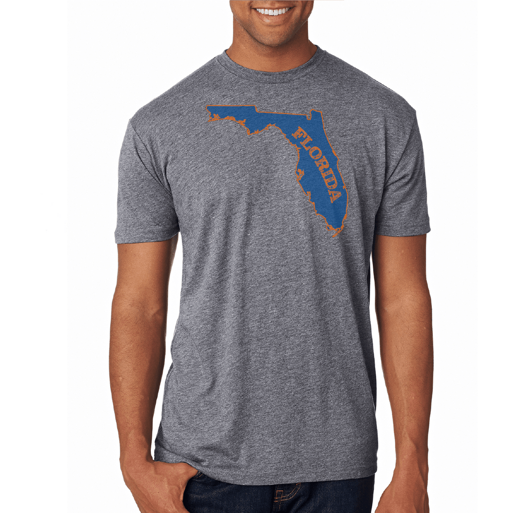 Saltwater Born Soft Tees Key West, FL Orange and Blue Soft Tee