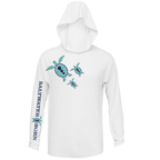 Saltwater Born UPF 50+ Hoodies Baby Turtles Long Sleeve UPF 50+ Dry-Fit Hoodie