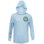 Saltwater Born UPF 50+ Hoodies Boca Grande, FL Action Tarpon Long Sleeve UPF 50+ Dry-Fit Hoodie