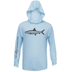 Saltwater Born UPF 50+ Hoodies Bonefish Long Sleeve UPF 50+ Dry-Fit Hoodie