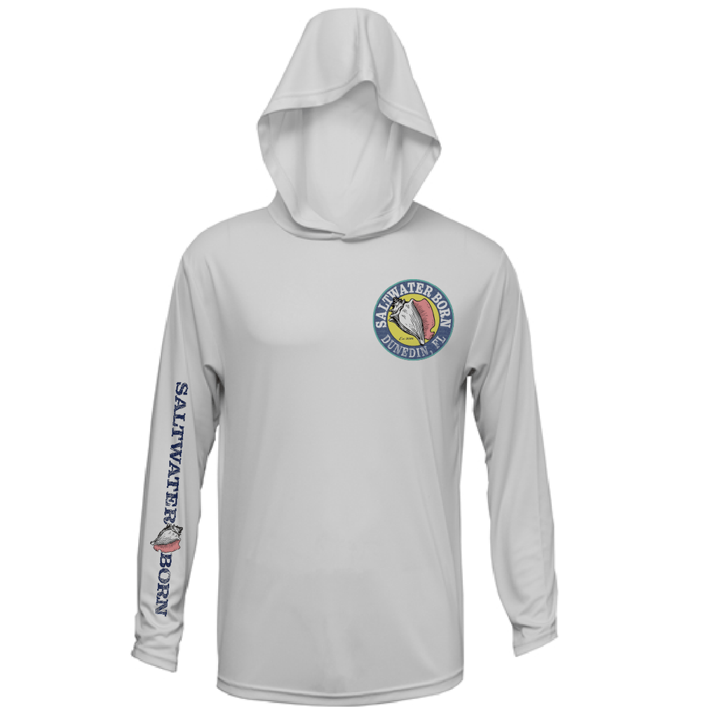 Saltwater Born UPF 50+ Hoodies Dunedin, FL Action Tarpon Long Sleeve UPF 50+ Dry-Fit Hoodie
