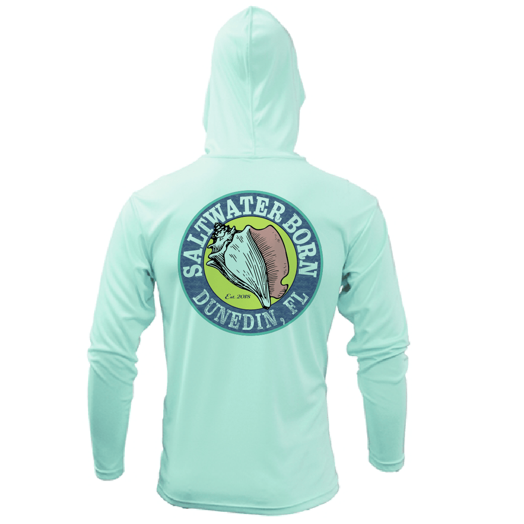 Saltwater Born UPF 50+ Hoodies Dunedin, FL State of Florida Long Sleeve UPF 50+ Dry-Fit Hoodie