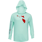 Saltwater Born UPF 50+ Hoodies Florida Diver Long Sleeve UPF 50+ Dry-Fit Hoodie