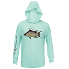Saltwater Born UPF 50+ Hoodies Hogfish Boys Long Sleeve UPF 50+ Dry-Fit Hoody