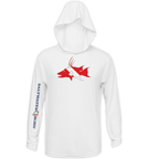 Saltwater Born UPF 50+ Hoodies Hogfish Diver Long Sleeve UPF 50+ Dry-Fit Hoodie