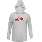 Saltwater Born UPF 50+ Hoodies Hogfish Diver Long Sleeve UPF 50+ Dry-Fit Hoodie