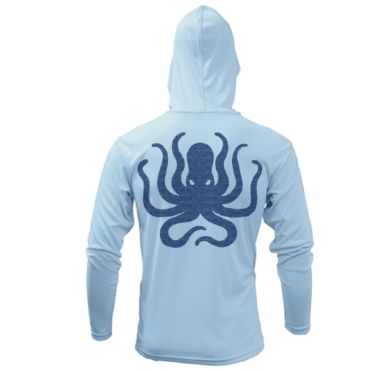 Saltwater Born UPF 50+ Hoodies Key West, FL Kraken Long Sleeve UPF 50+ Dry-Fit Hoodie