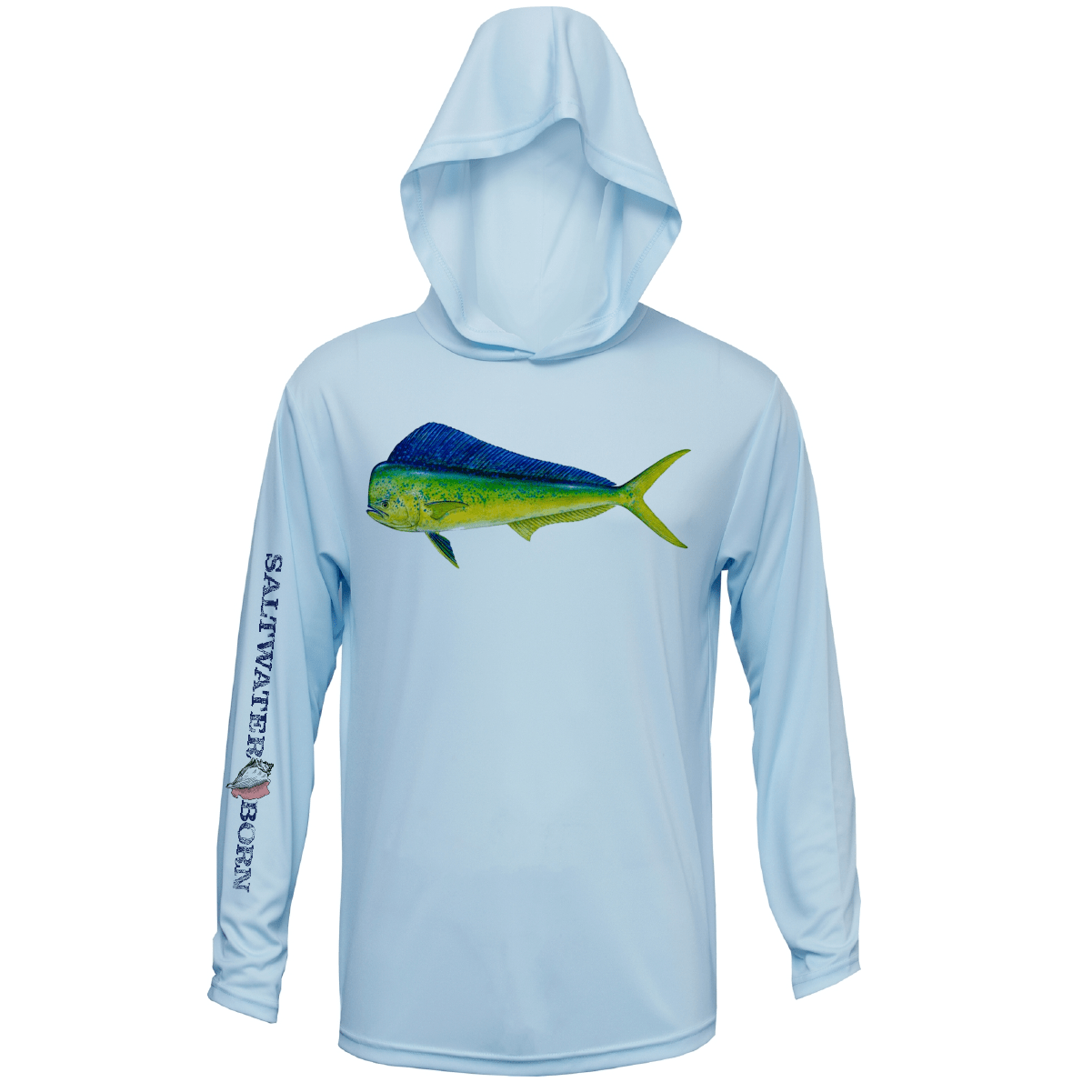 Saltwater Born UPF 50+ Hoodies S / ICE BLUE Mahi Long Sleeve UPF 50+ Dry-Fit Hoodie