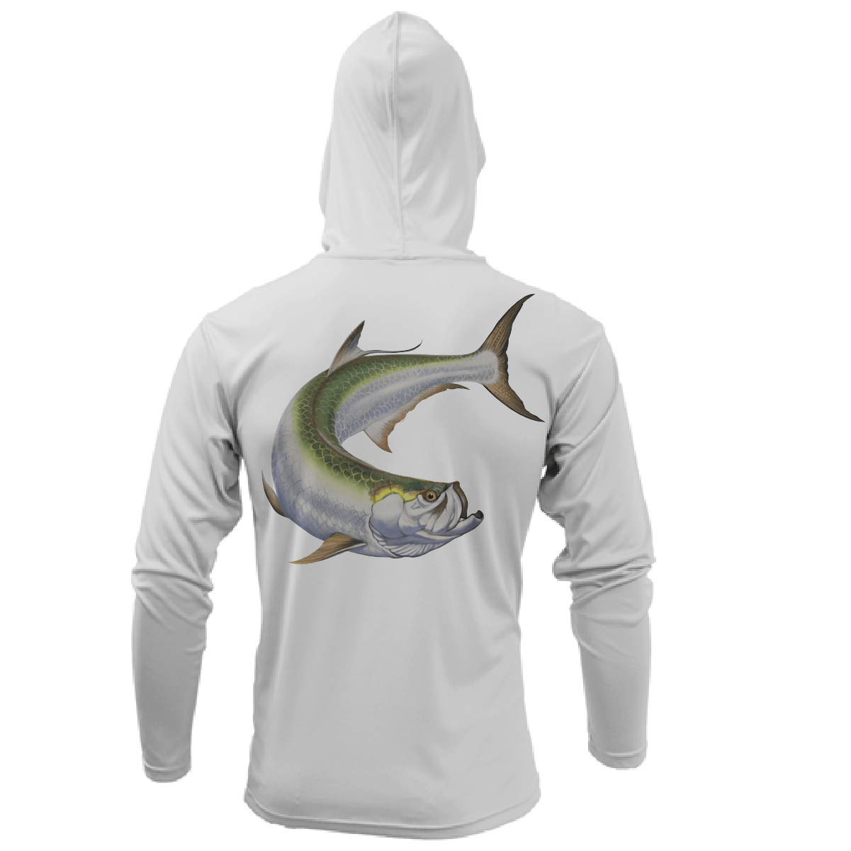 Bass Fishing Performance Dry-Fit 50+ UPF Sun Protection Shirts -Reel Fishy Apparel S / Gray S/S - unisex
