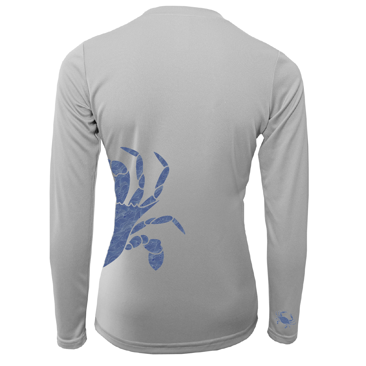 Saltwater Born UPF 50+ Long Sleeve Blue Crab Wrap Women's Long Sleeve UPF 50+ Dry-Fit Shirt