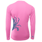 Saltwater Born UPF 50+ Long Sleeve Blue Crab Wrap Women's Long Sleeve UPF 50+ Dry-Fit Shirt