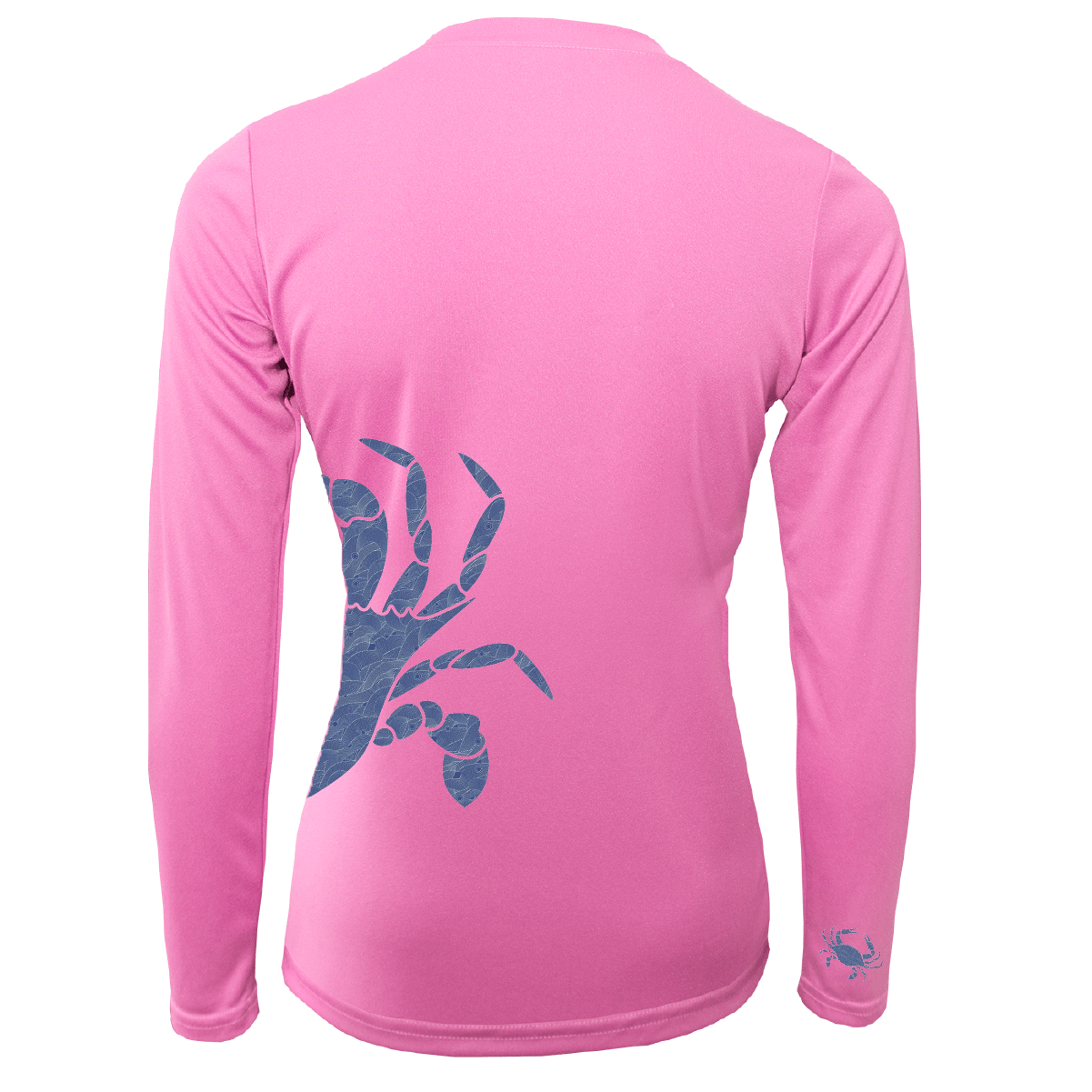 Saltwater Born UPF 50+ Long Sleeve Blue Crab Wrap Women's Long Sleeve UPF 50+ Dry-Fit Shirt