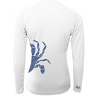 Saltwater Born UPF 50+ Long Sleeve Blue Crab Wrap Women's Long Sleeve UPF 50+ Dry-Fit Shirt