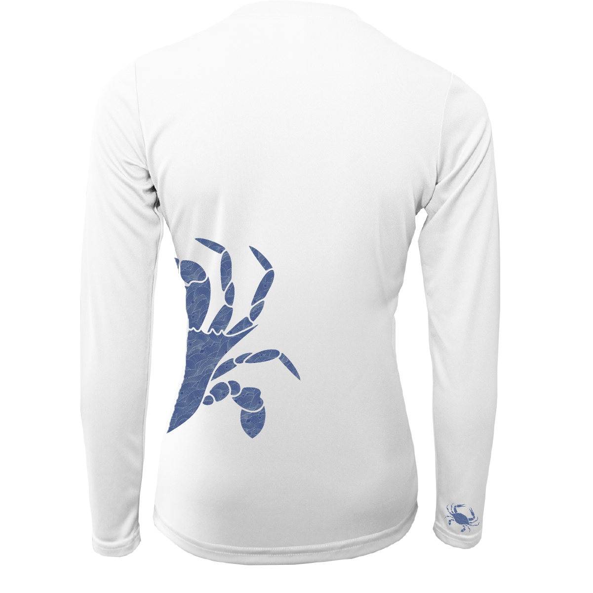 Saltwater Born UPF 50+ Long Sleeve Blue Crab Wrap Women's Long Sleeve UPF 50+ Dry-Fit Shirt