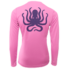 Saltwater Born UPF 50+ Long Sleeve Charleston, SC Kraken Women's Long Sleeve UPF 50 + Dry-Fit Shirt