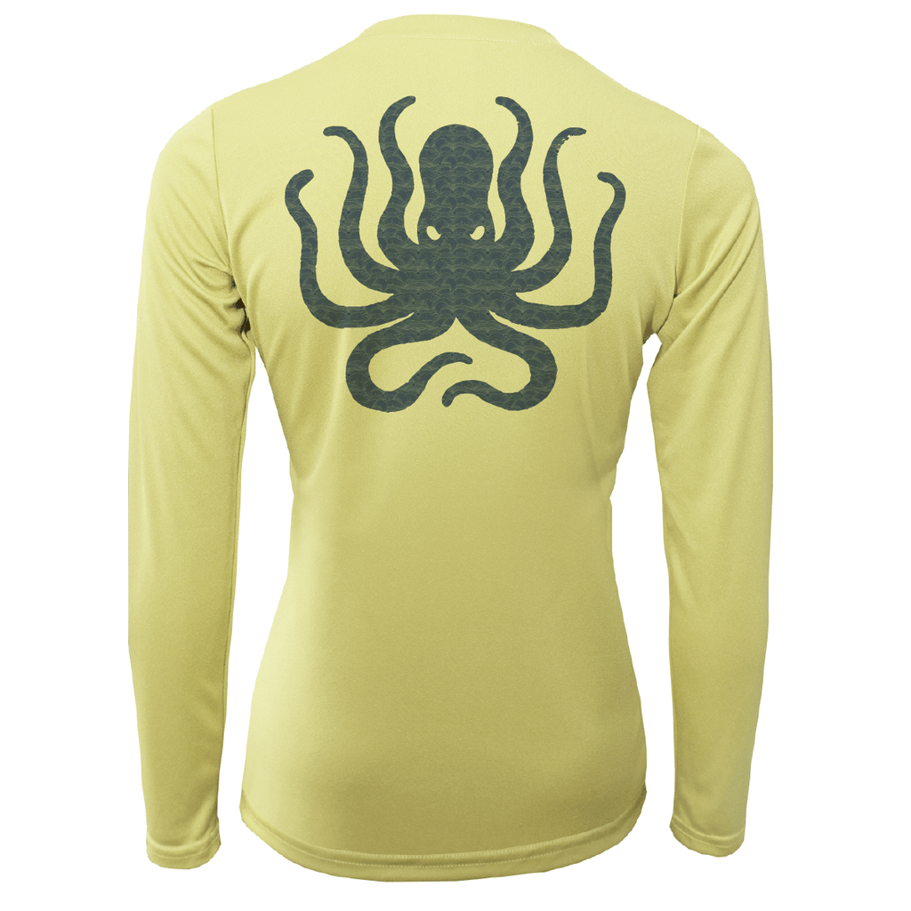 Saltwater Born UPF 50+ Long Sleeve Charleston, SC Kraken Women's Long Sleeve UPF 50 + Dry-Fit Shirt