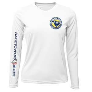 Saltwater Born UPF 50+ Long Sleeve Charleston, SC Kraken Women's Long Sleeve UPF 50 + Dry-Fit Shirt