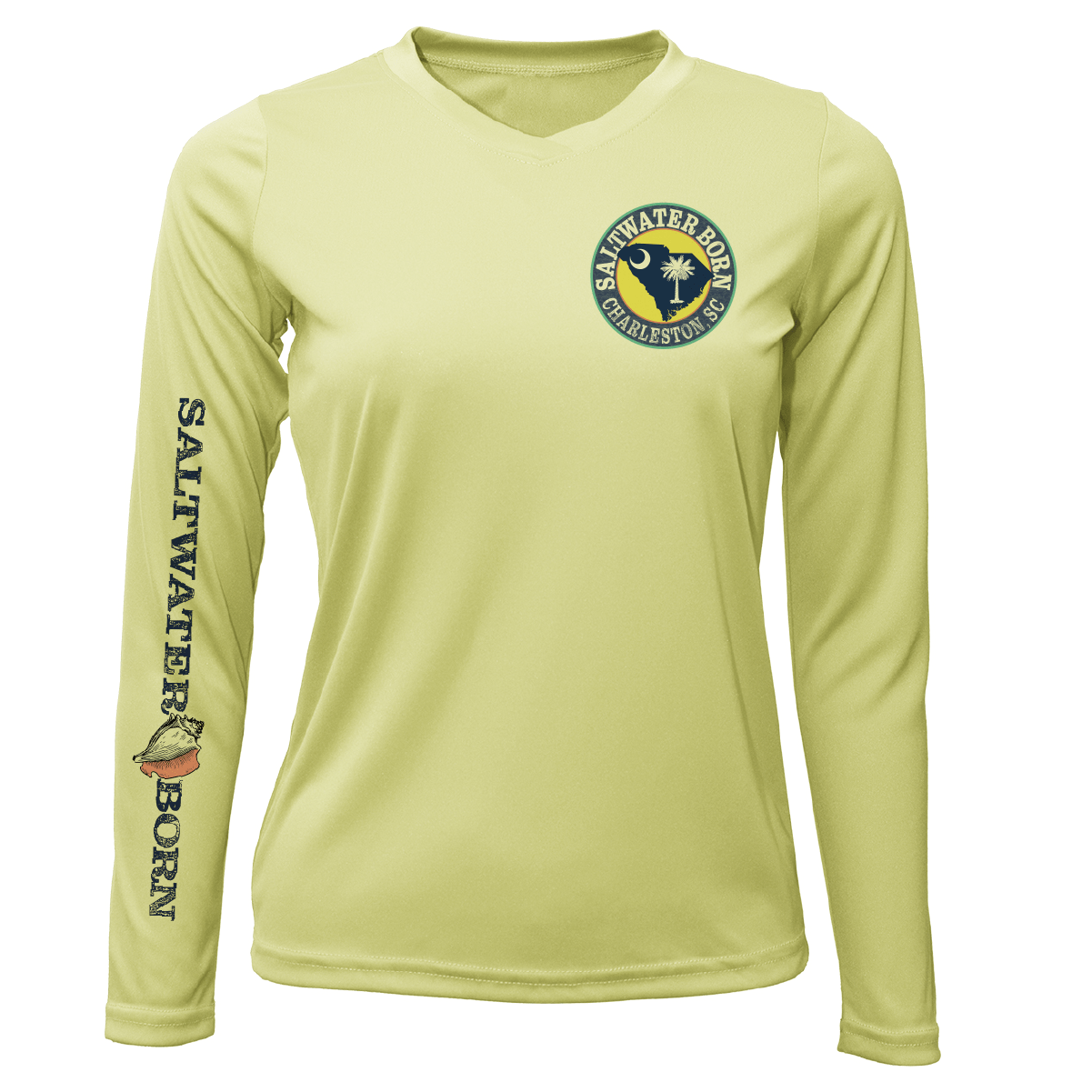 Saltwater Born UPF 50+ Long Sleeve Charleston, SC Kraken Women's Long Sleeve UPF 50 + Dry-Fit Shirt